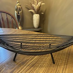Boat Basket / Bowl - Heavy Weight Centerpiece - Home Decor - Measurement In Photos