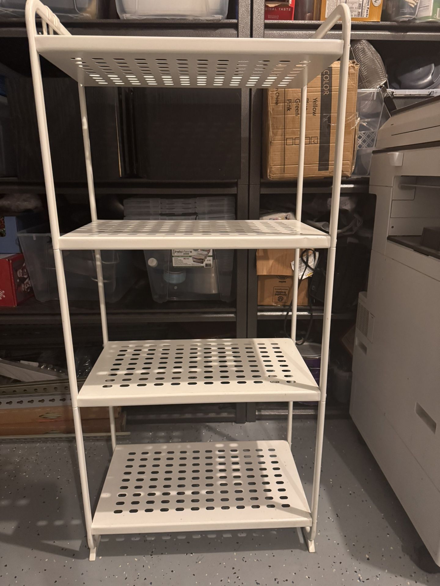 White Ikea Shelf/ Storage rack