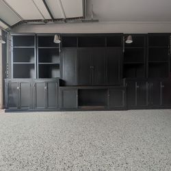 Pottery Barn Logan Black With 2 Extra Side Pieces