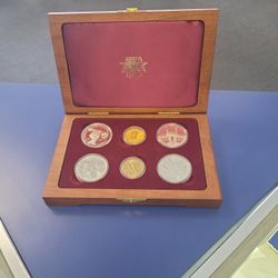 1984 Summer Olympics Gold N Silver Coins