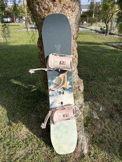 Snowboard And Bindings