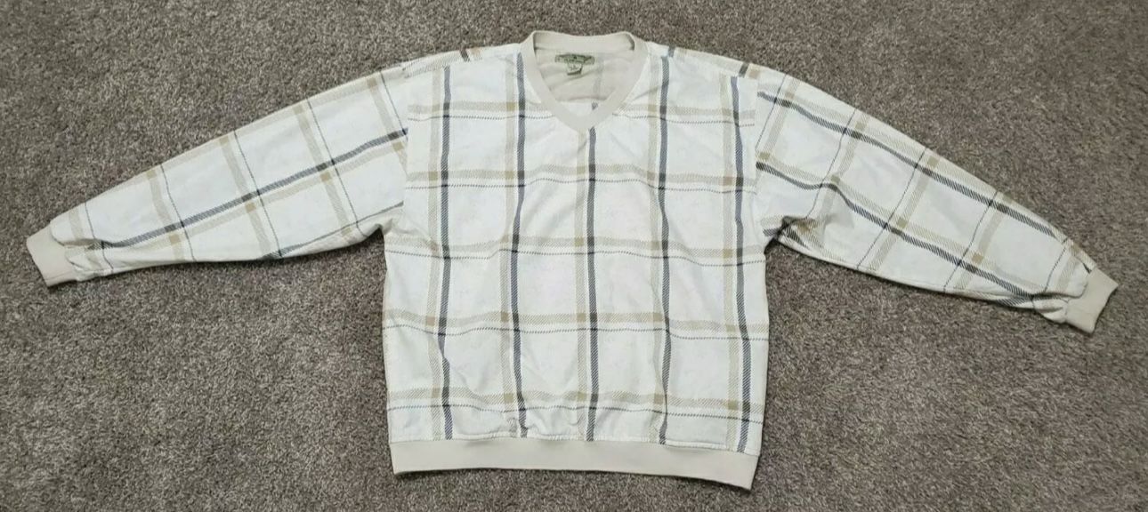 Men's Boca Classics Pullover Top Size XL White