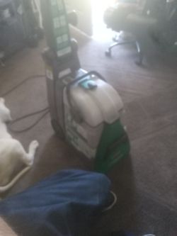 Big Green Bissell Deep Cleaning Machine