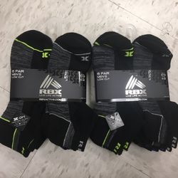 NWT RBX Men’s Low Cut Socks 12 Pairs