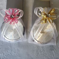 Princess Cinderella Shoe, Compact Mirror Quinceañera, Bridal and Sweet 15 Party Favors/ Recuerdos de Quinceañera