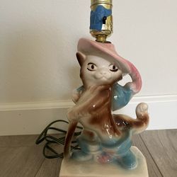 Vintage Puss N Boots Lamp