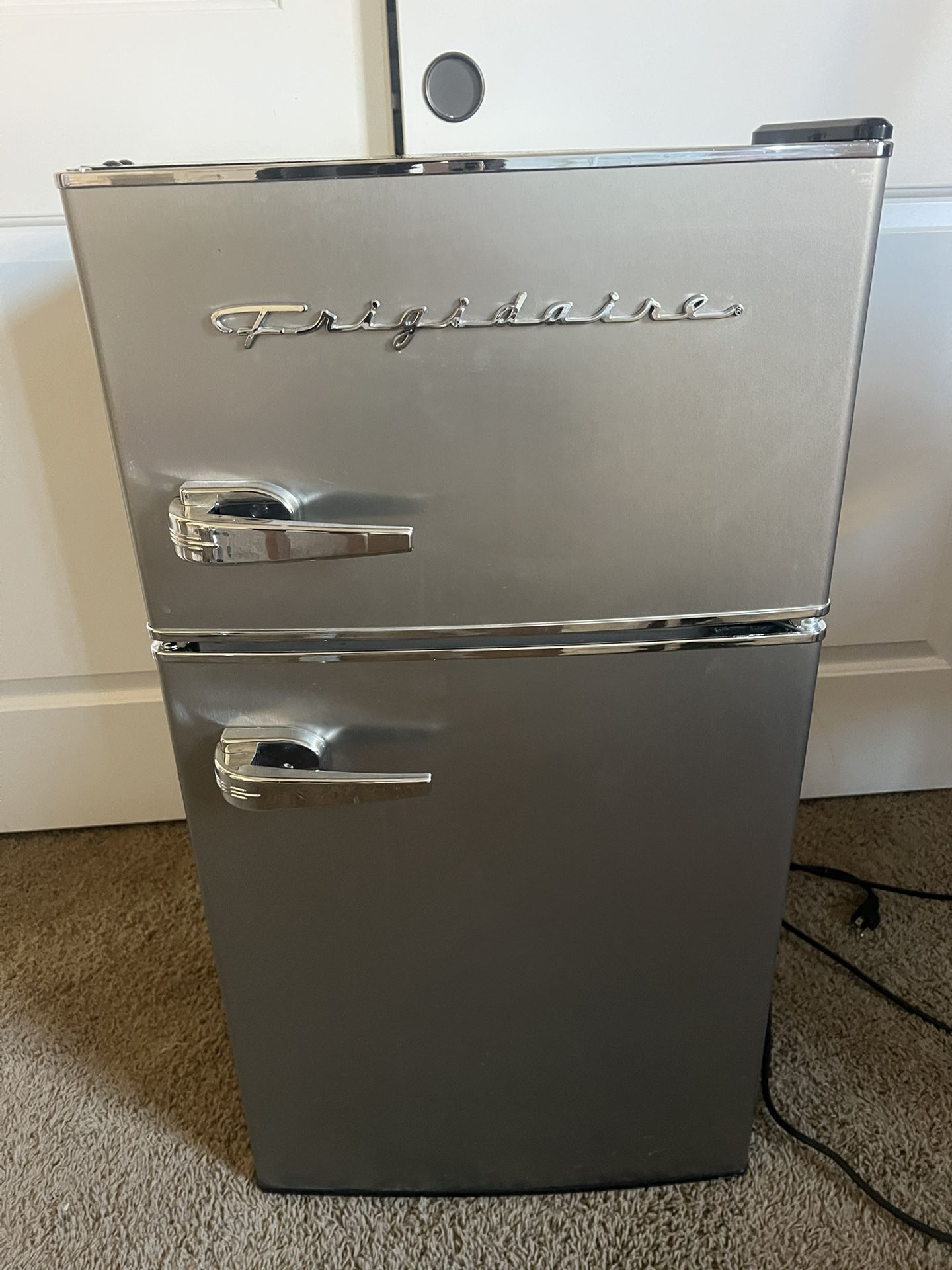 Frigidaire Mini Fridge/Freezer And Small 10 Can Or Cosmetic Fridge