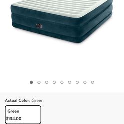Intex 24’ King Sized Dream-Lux Pillow-Top Dura-Beam Air Bed With Internal Pump