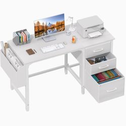 White Classy Desk