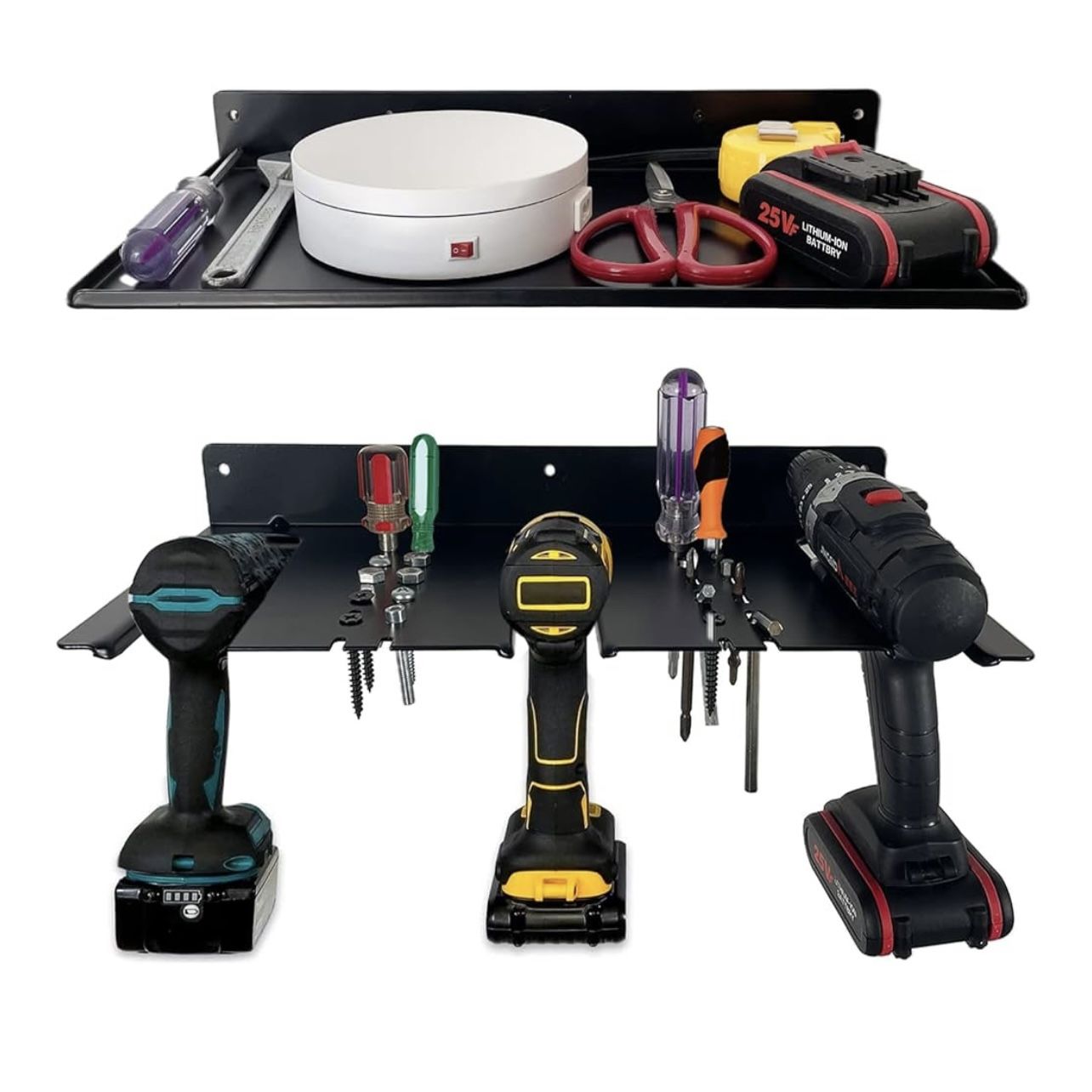 Homydom Wall Mounted Drill Storage Rack