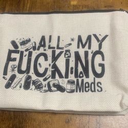 All My Meds Makeup Up Bag 
