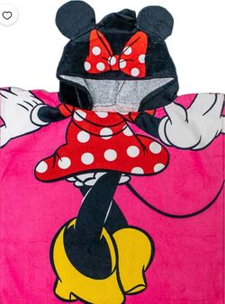 HOODED PONCHO MINNIE $15.99