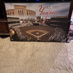 Framed Canvas New York Yankees Stadium Large Wall Art