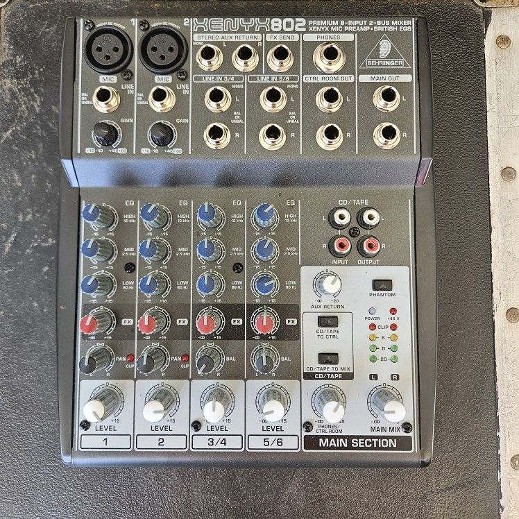 Behringer Mixer 8 Input 2bus