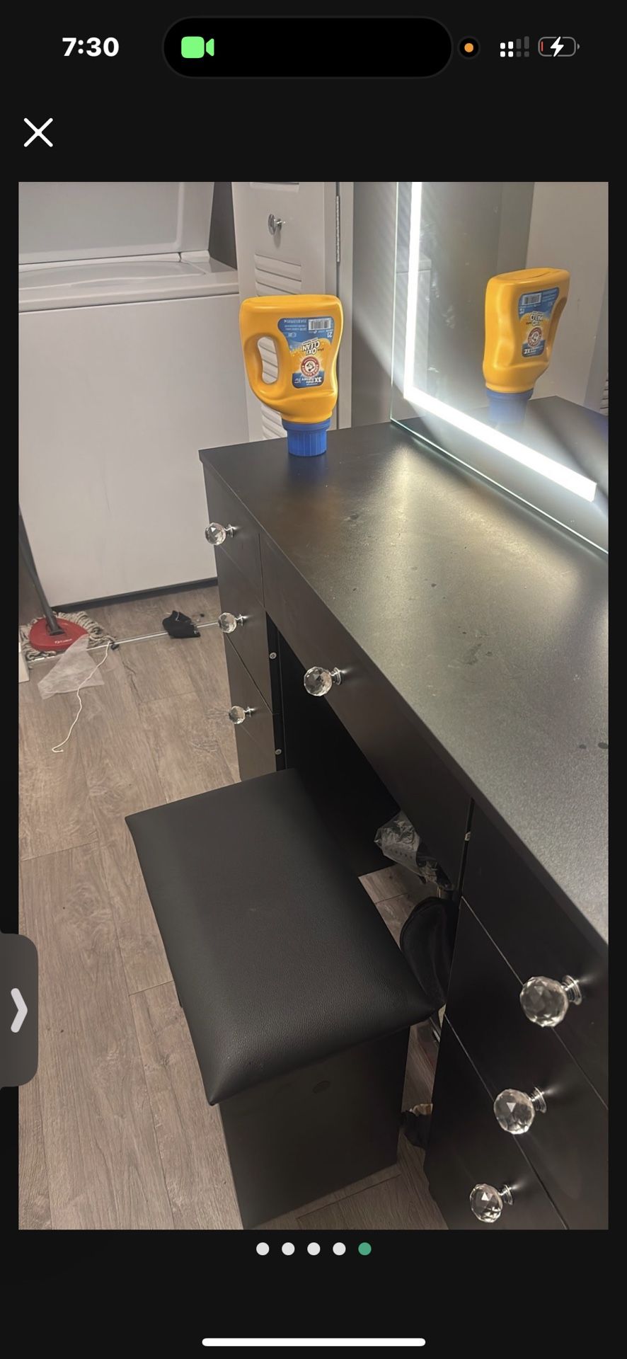 Makeup Vanity With Stool