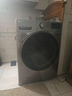 LG ThinQ front load washing machine
