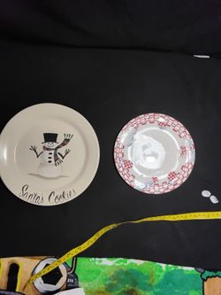 Snowman Plates 
