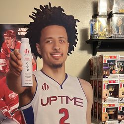 Life Size Uptime Cade Cunningham Poster board Cut Out 