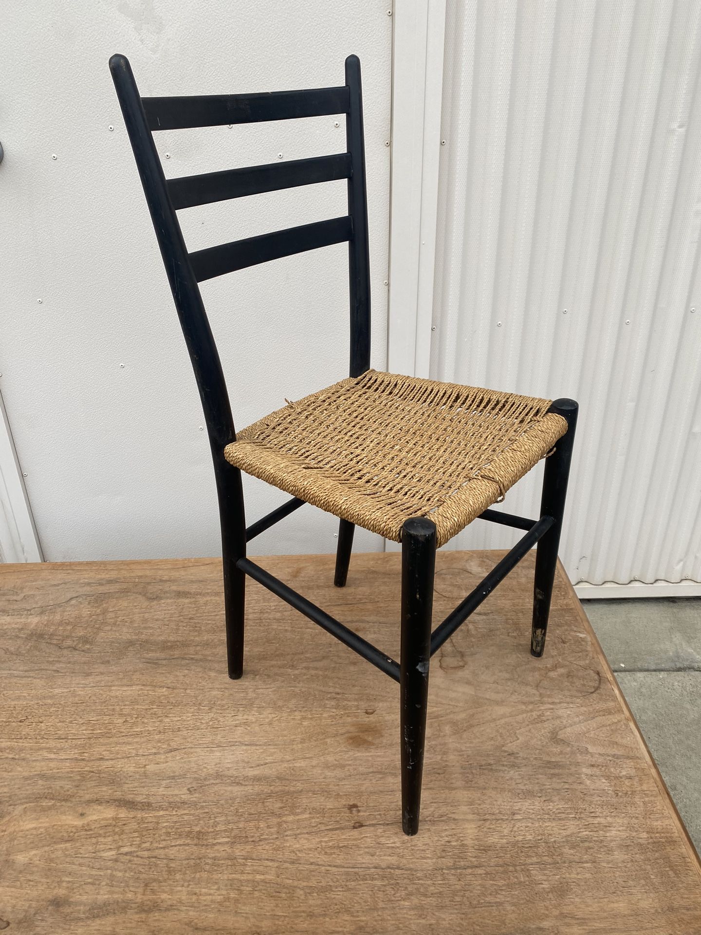 Vintage Gio PONTI superleggera MCM Mid Century Modern Rope Chair Cassina Italy
