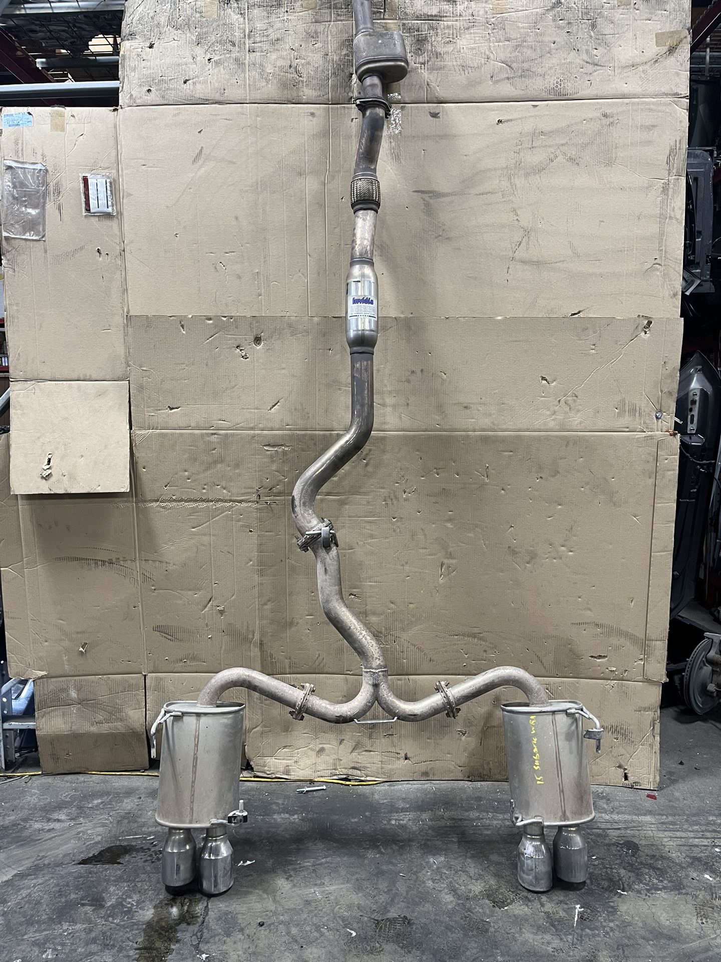 2015 Subaru WRX AFTERMARKET exhaust INVIDIA