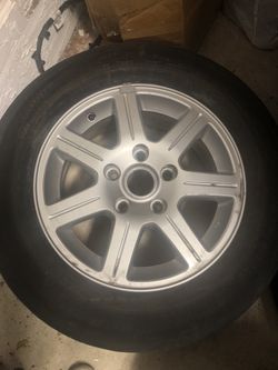 Towing & Country Rim , Wheel . Good tire. No scratches
