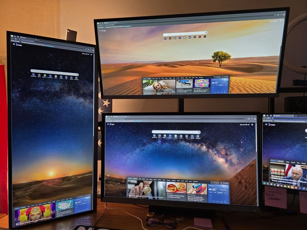 iMac + Monitors 34UW 32INCH 24INCH