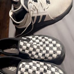 Vans 9 In Men/ 10.5 In Women/ Adidas 7 In Men