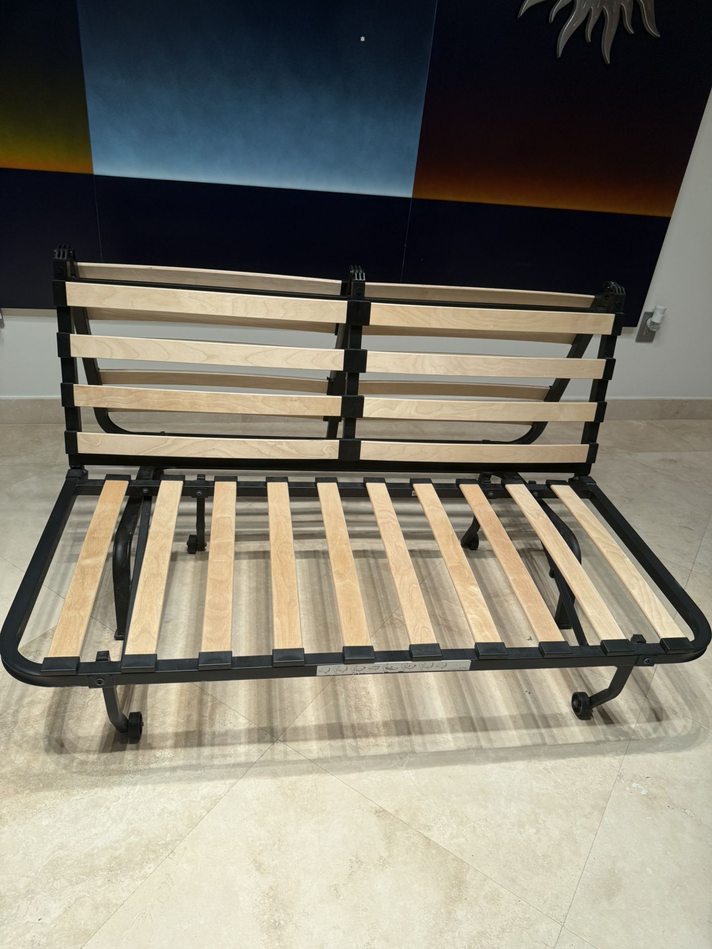 Folding bed and sofa very good condition