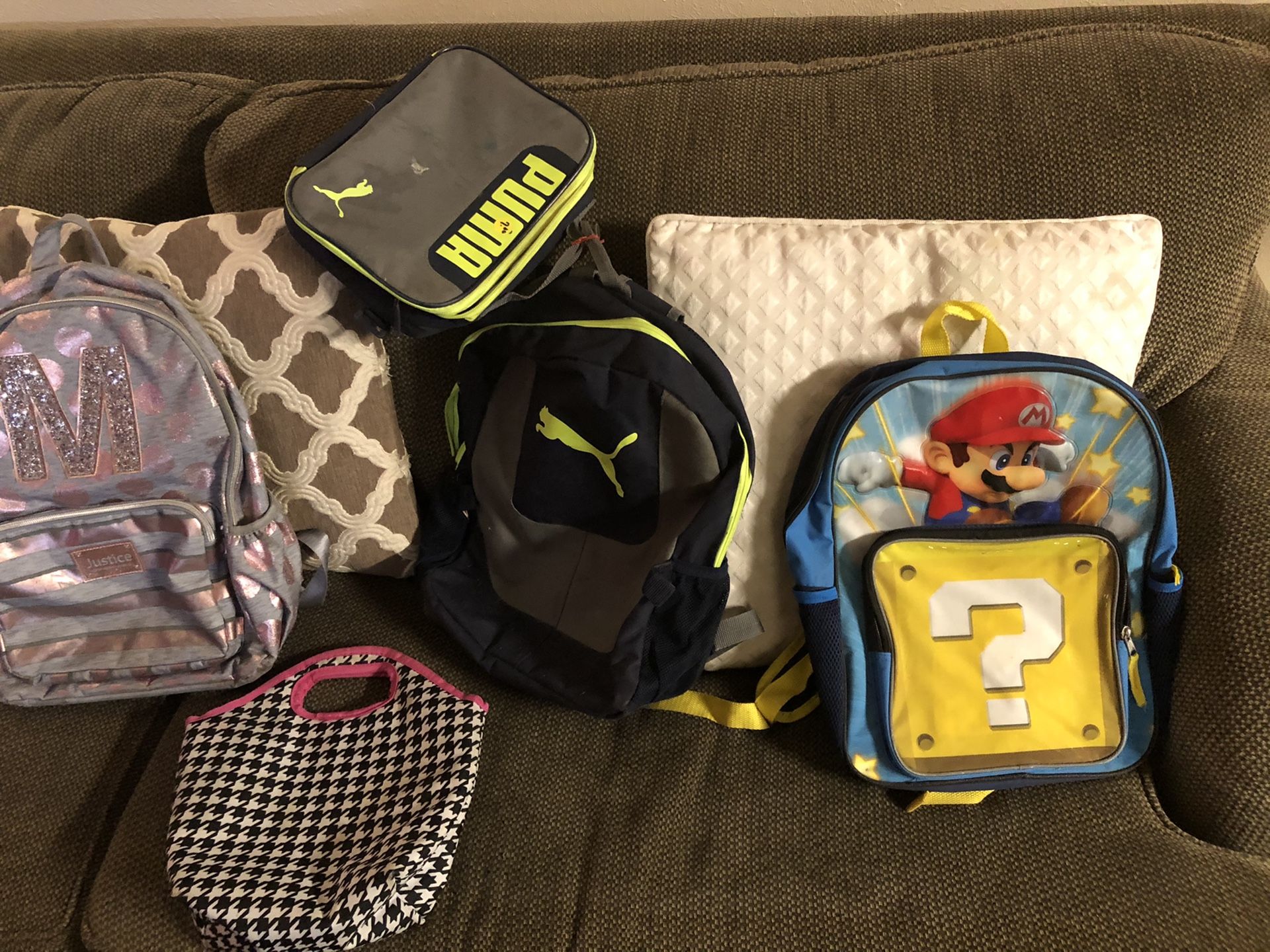 Girl & boy school backpacks