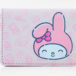 Sanrio Hello Kitty & Friends My Melody Icons Flap Wallet NWT
