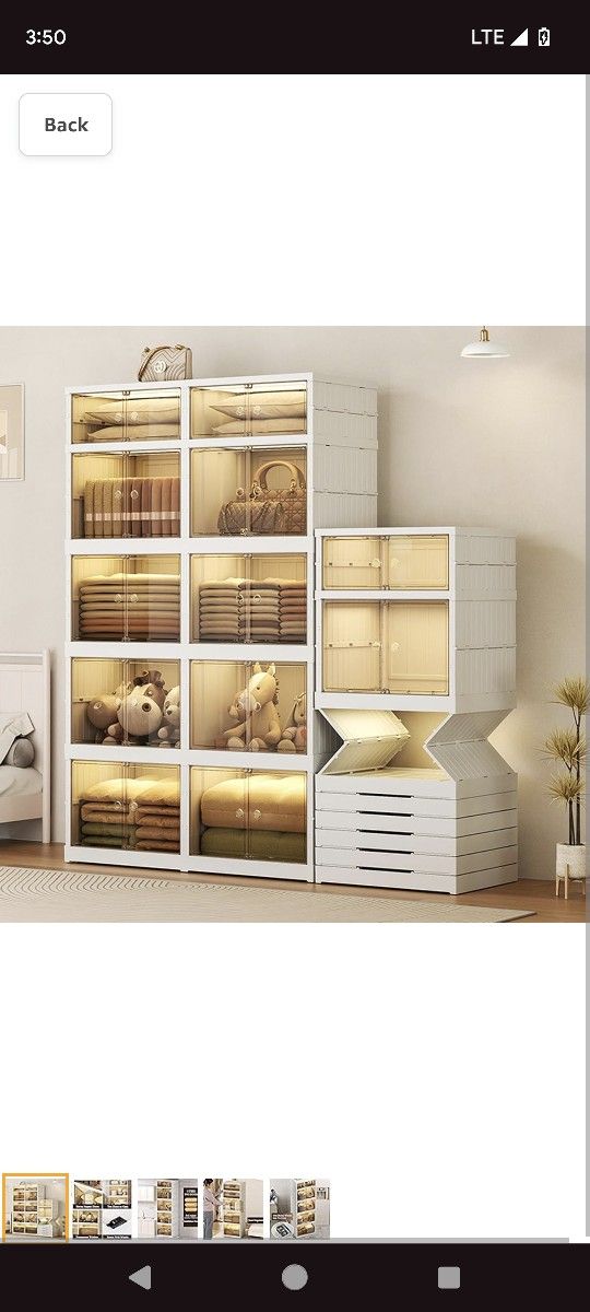 $50 HONEY SKY 5 TIER STORAGE BINS
