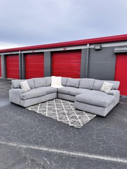 Grey Sectional Couch with Chaise - FREE DELIVERY