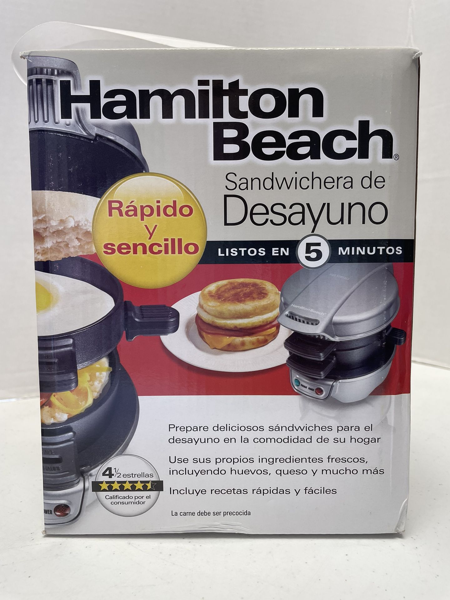 Hamilton Beach Breakfast Sandwich Maker is on sale at