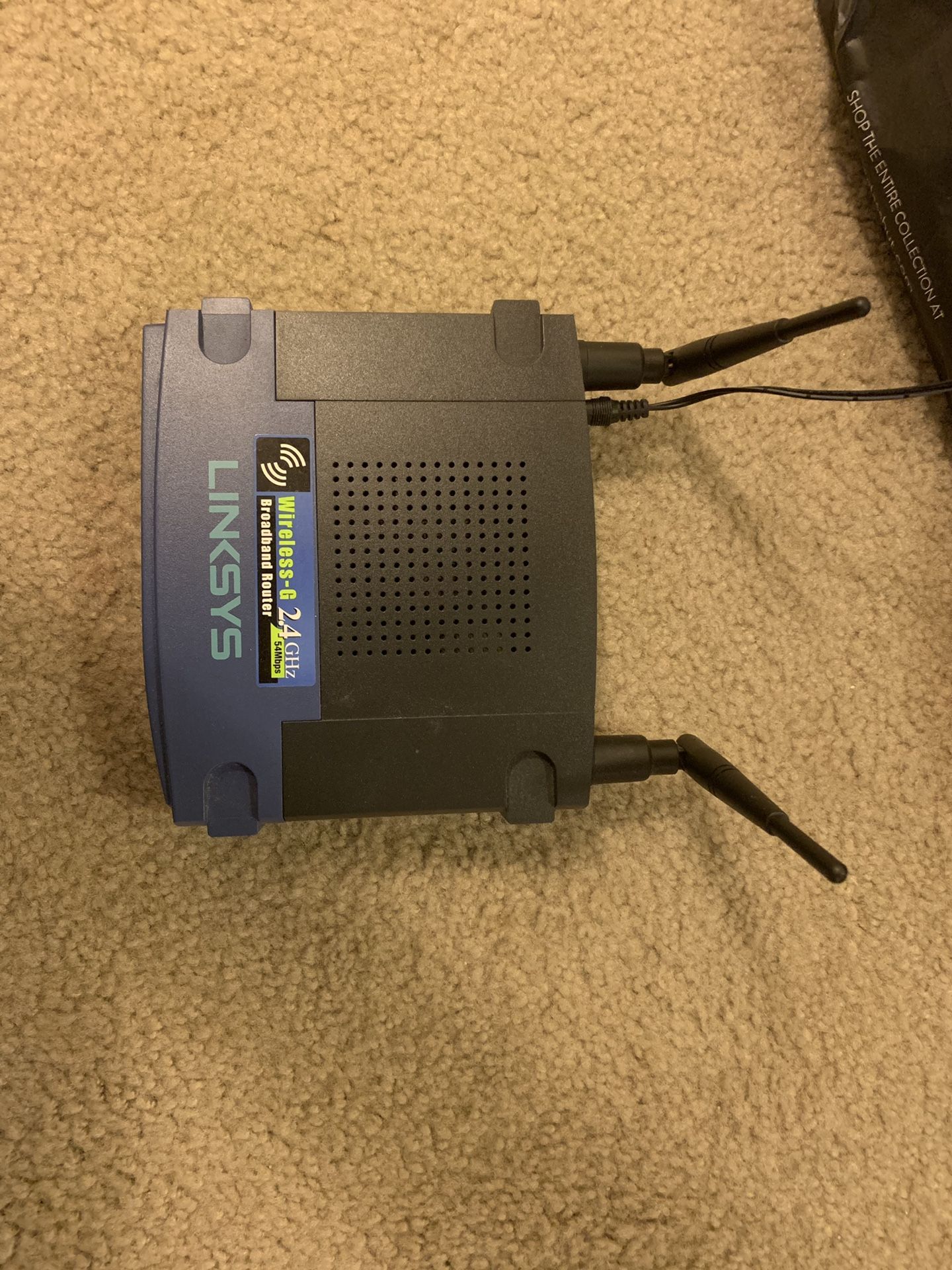 Linksys router wrt54gl