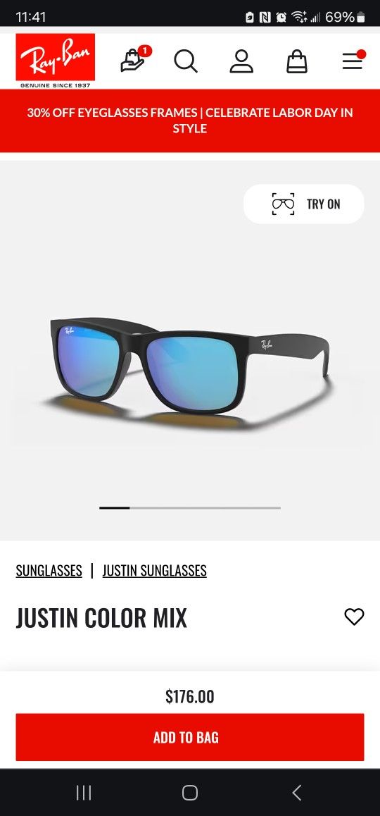 Ray Ban Justin Color Mix