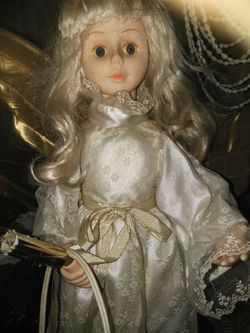 Angel doll night light