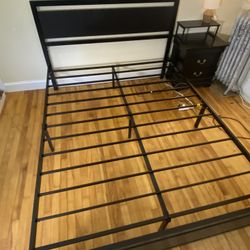 Queen Size Metal Bed Frame  