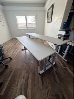 6 foot long adjustable desk