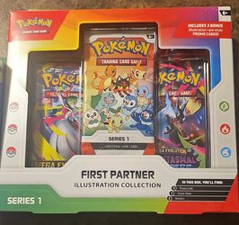 Pokemon TCG First Partner Illustration Collection Box Series 1 Sealed New
