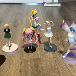 Anime Figurines (Price Shown Is The Average Value)