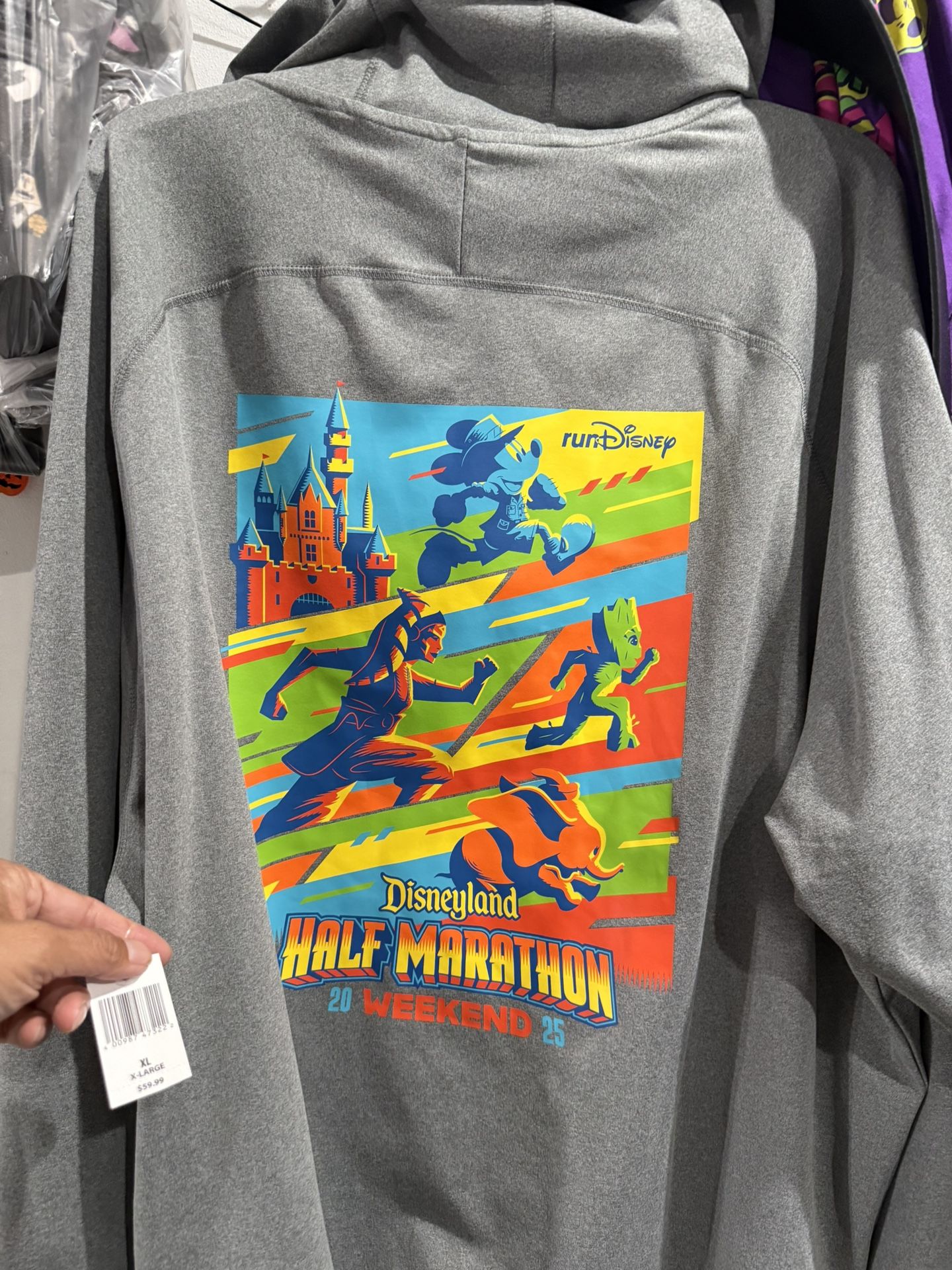 Run Disney 2025 hoodie New With Tags