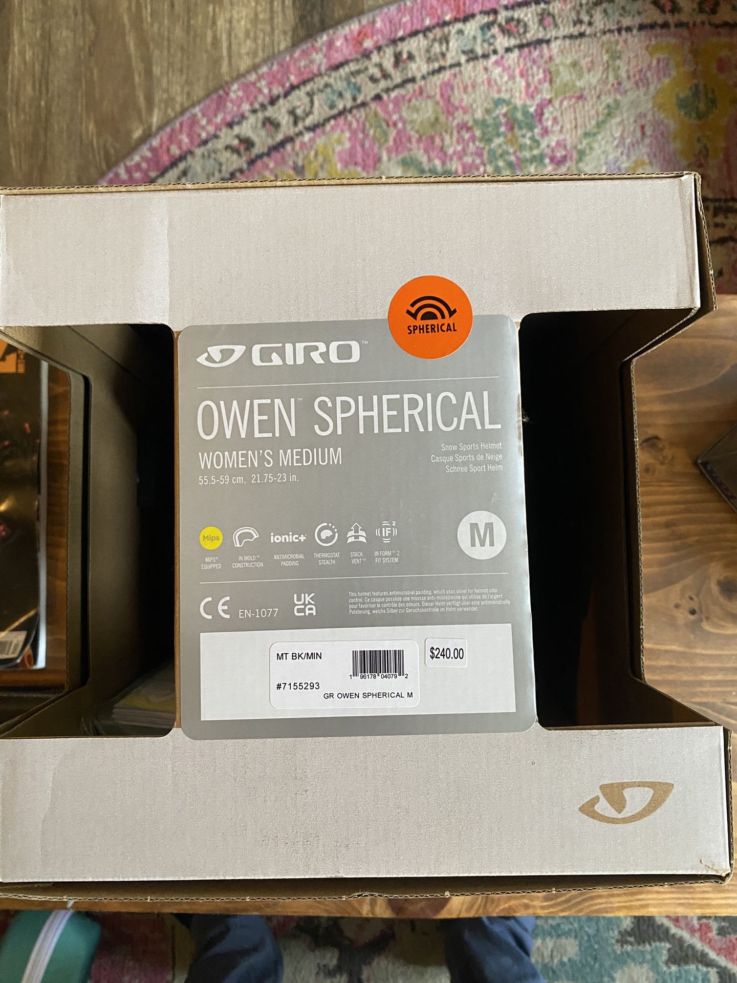 Giro Owen Spherical Women’s Medium Helmet Snow Sports