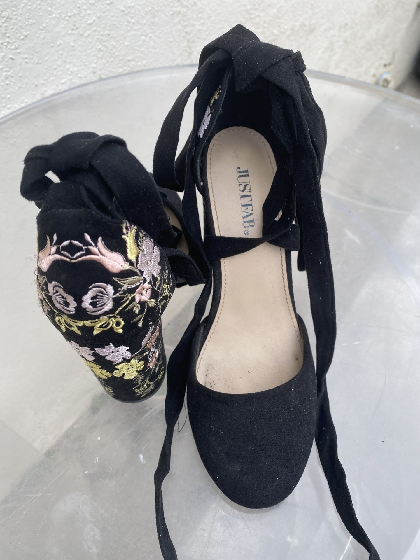 Just Fab Wrap Around Heels