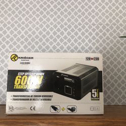 Krieger 600w Transformer Step Up Step Down