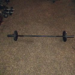 57 Inch Lavvon Straight Olympic Bar. $50.