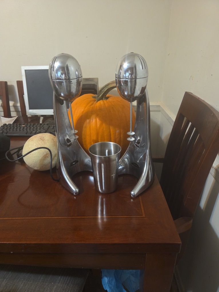 Vintage  Old  Milkshake Machines Cheap Both Together 