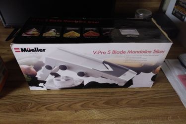 mueller v pro 5 blade mandoline slicer