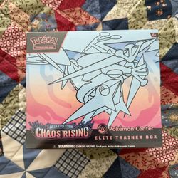 Chaos Rising Pokemon Center Etb Factory Sealed