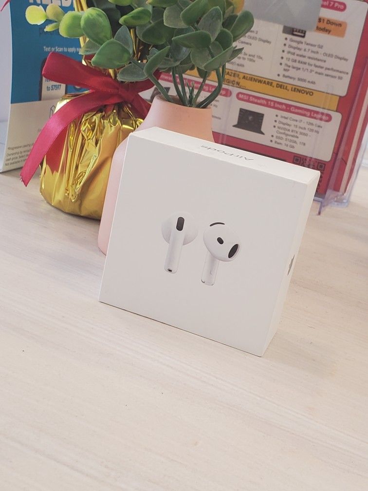 Apple. Airpods 4 Brand New - $1 Today and the rest later ๐ค