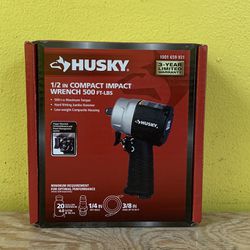 Husky 1/2” Compact Pneumatic Impact Wrench (NEW)
